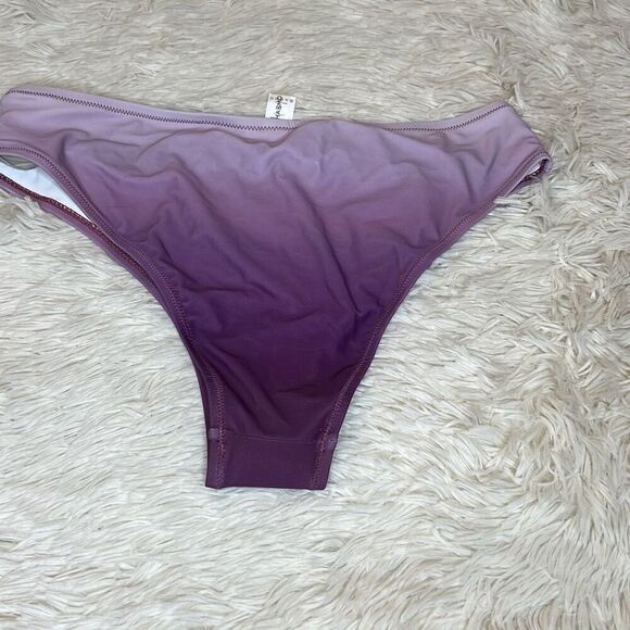 Pinkblush Lavender Ombre Keyhole Front Halter Two-Piece Bikini Set Nwt Large - Picture 9 of 14